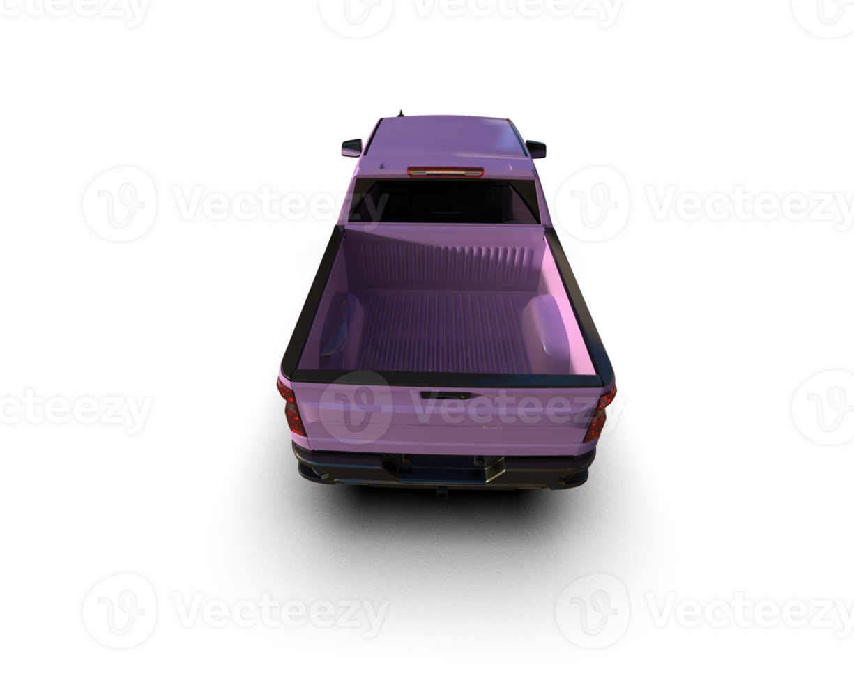 Pickup truck isolated on background. 3d rendering - illustration png
