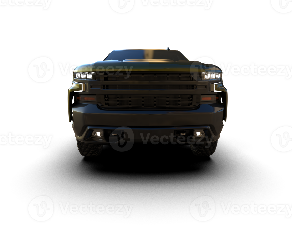 Pickup truck isolated on background. 3d rendering - illustration png