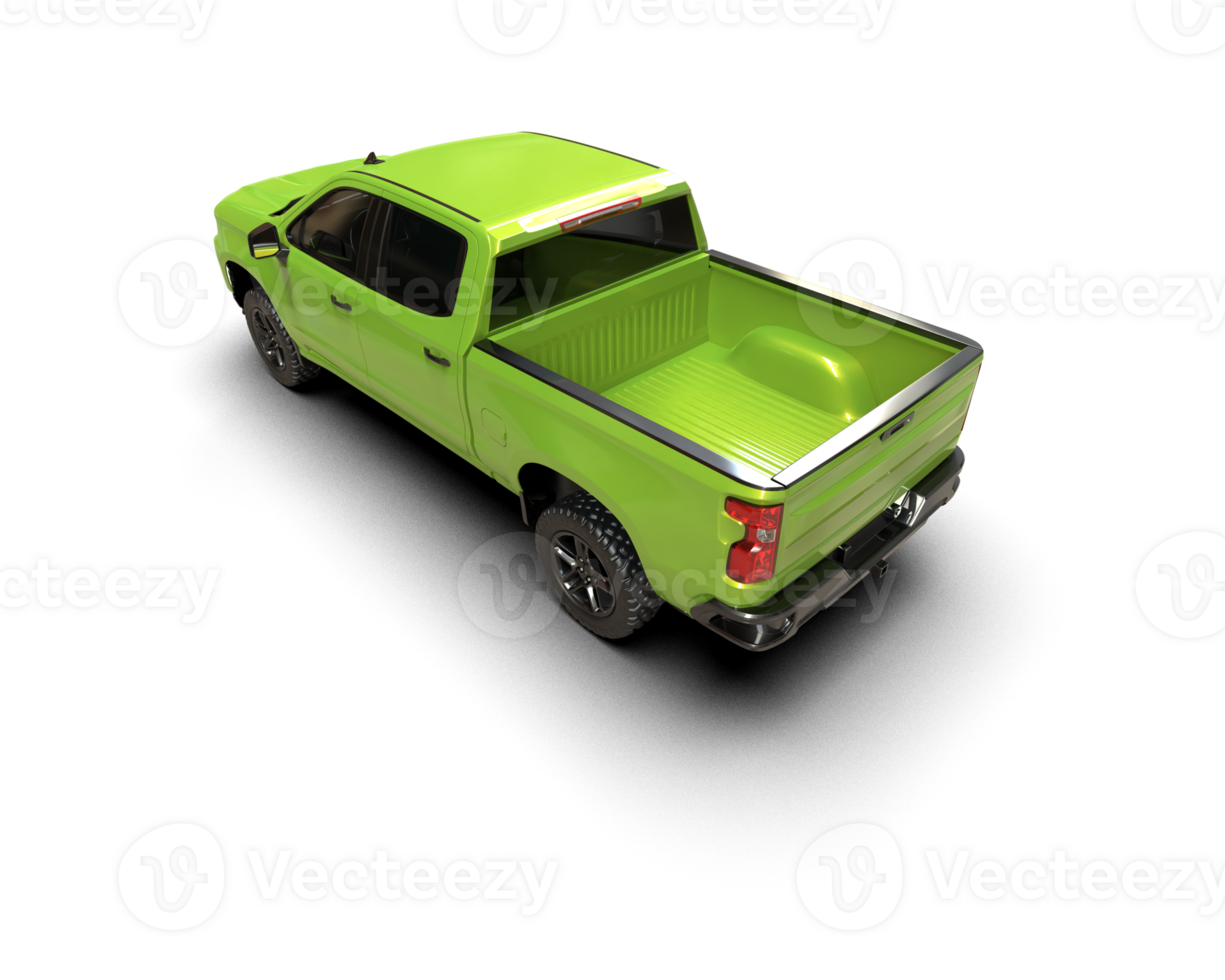 Pickup truck isolated on background. 3d rendering - illustration png