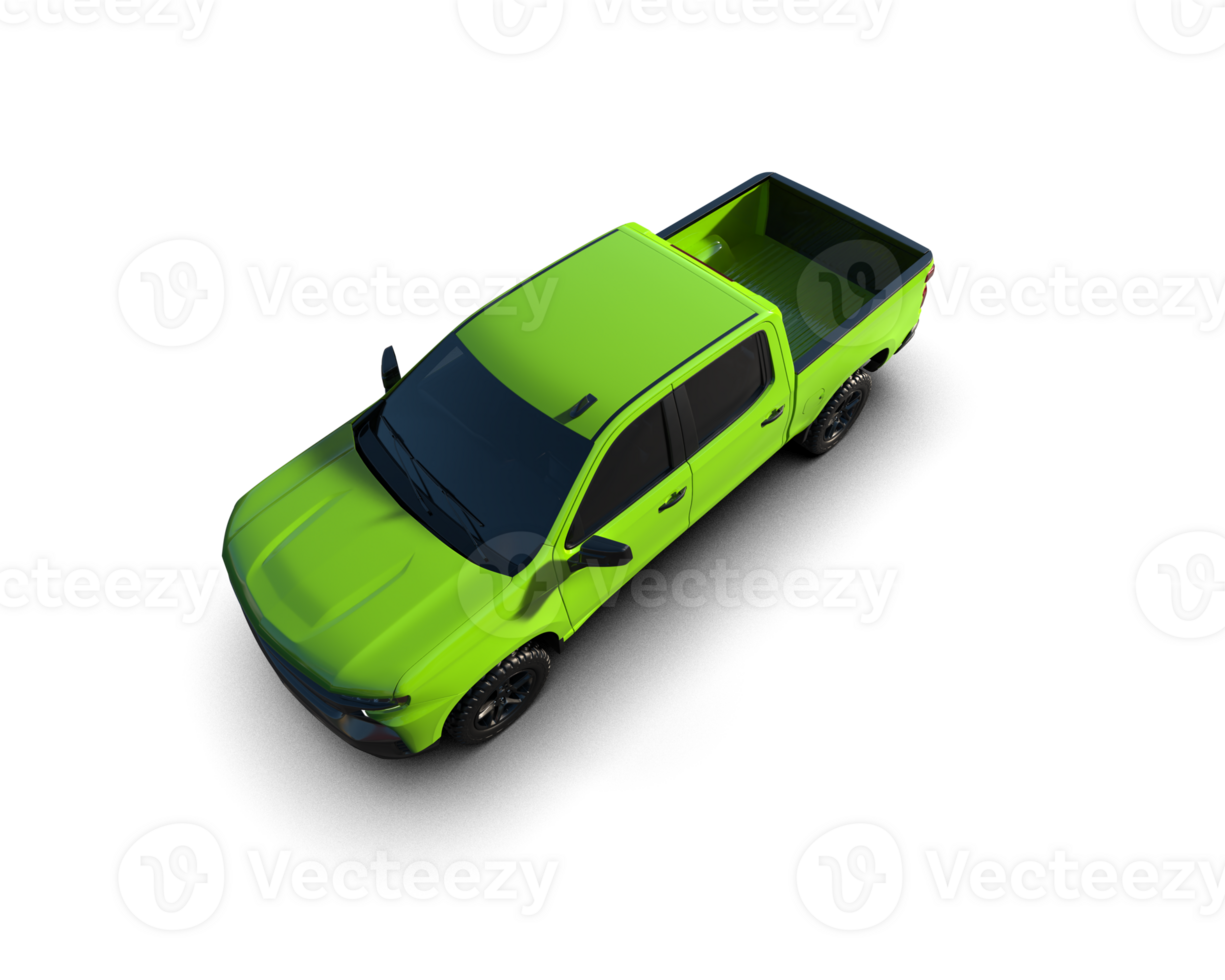 Pickup truck isolated on background. 3d rendering - illustration png