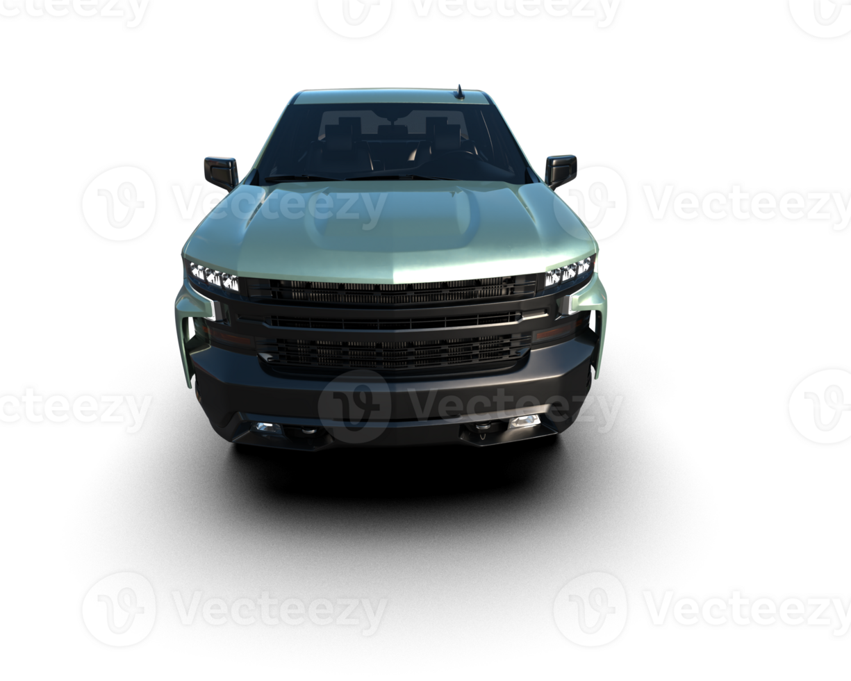 Pickup truck isolated on background. 3d rendering - illustration png