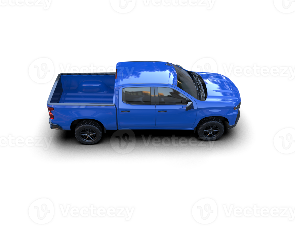 Pickup truck isolated on background. 3d rendering - illustration png
