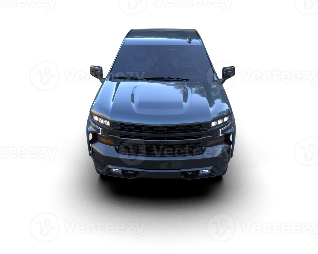 Pickup truck isolated on background. 3d rendering - illustration png