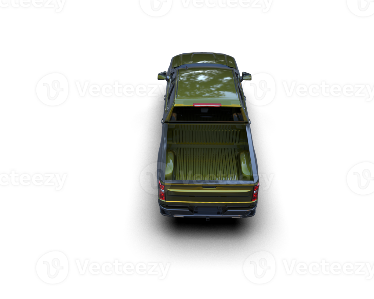 Pickup truck isolated on background. 3d rendering - illustration png