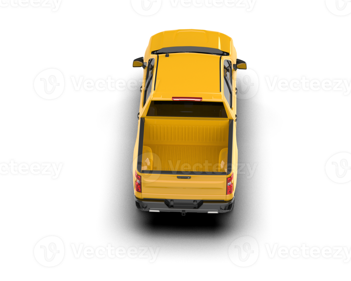 Pickup truck isolated on background. 3d rendering - illustration png