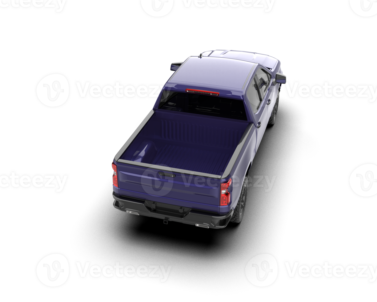Pickup truck isolated on background. 3d rendering - illustration png