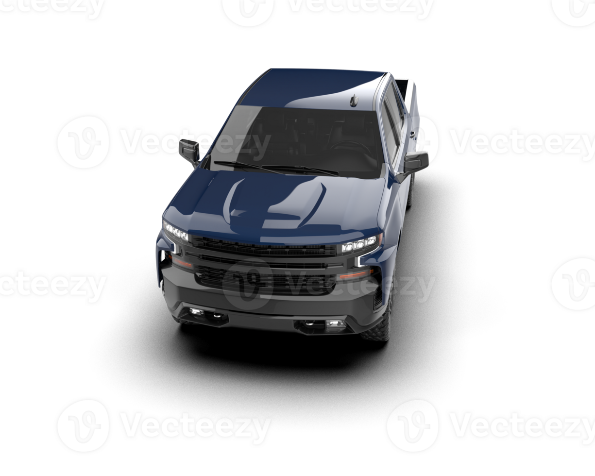 Pickup truck isolated on background. 3d rendering - illustration png