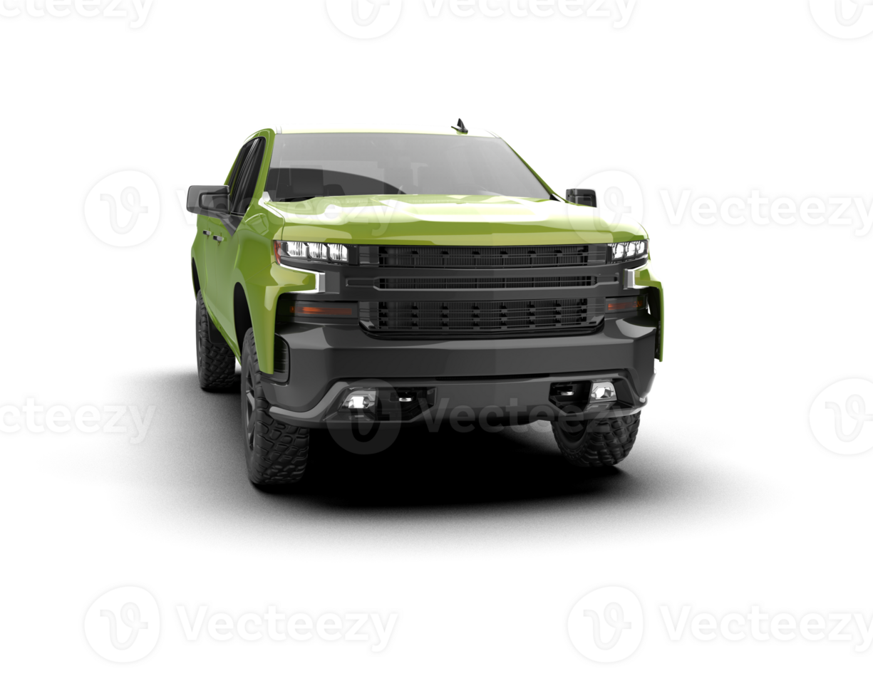 Pickup truck isolated on background. 3d rendering - illustration png