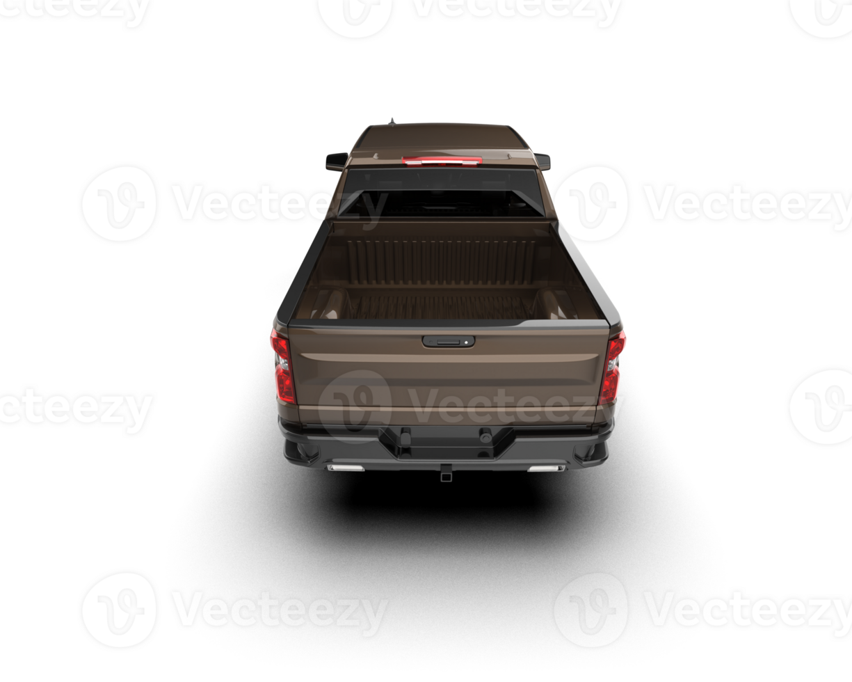 Pickup truck isolated on background. 3d rendering - illustration png