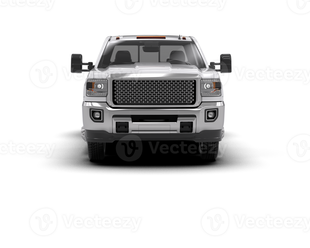 Pickup truck isolated on background. 3d rendering - illustration png