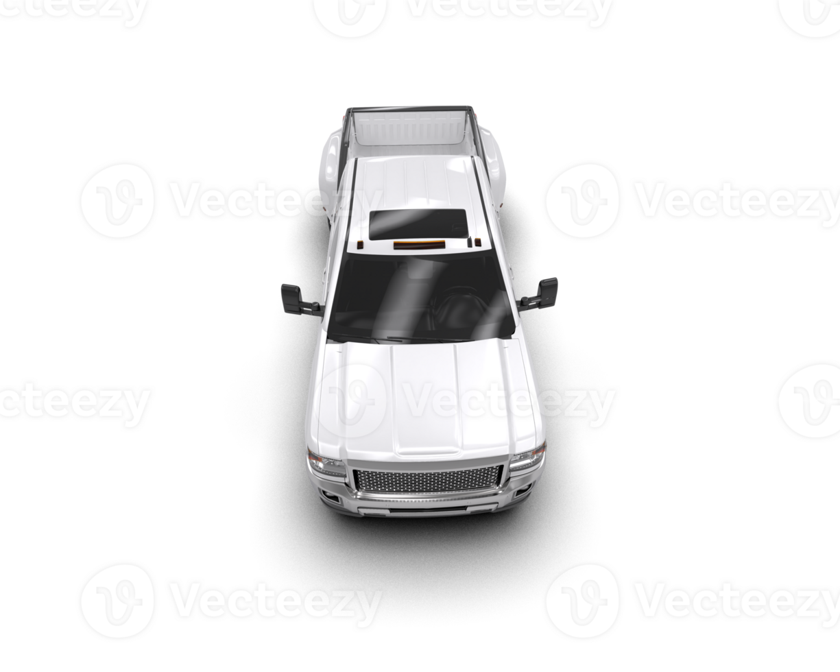 Pickup truck isolated on background. 3d rendering - illustration png