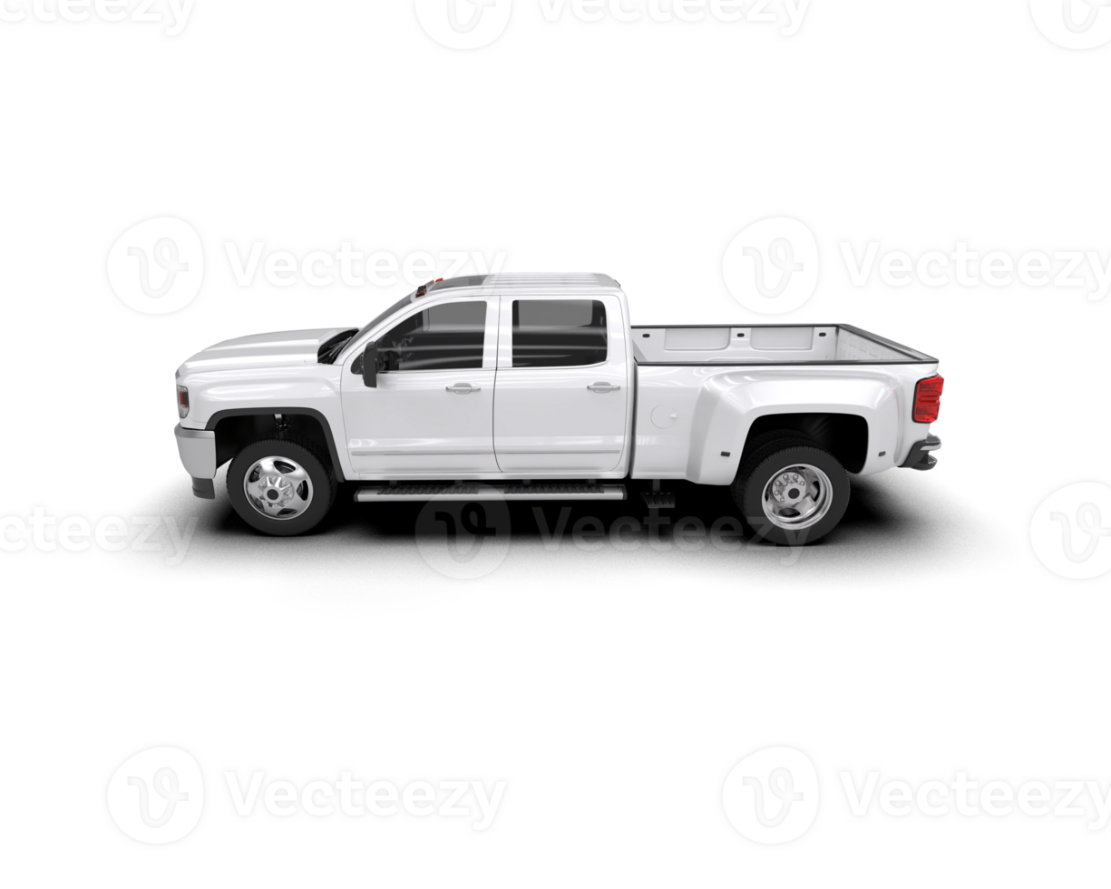 Pickup truck isolated on background. 3d rendering - illustration png