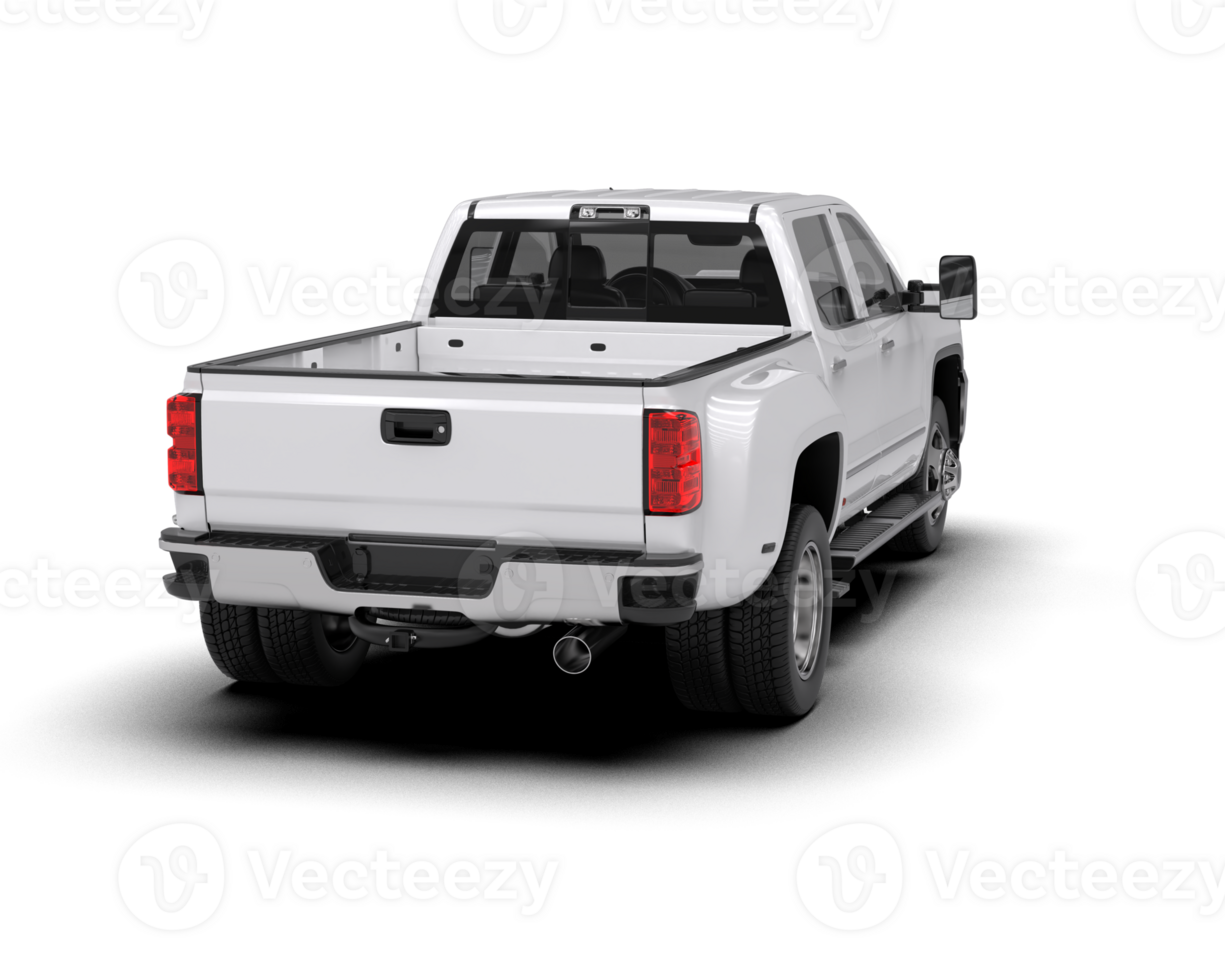Pickup truck isolated on background. 3d rendering - illustration png