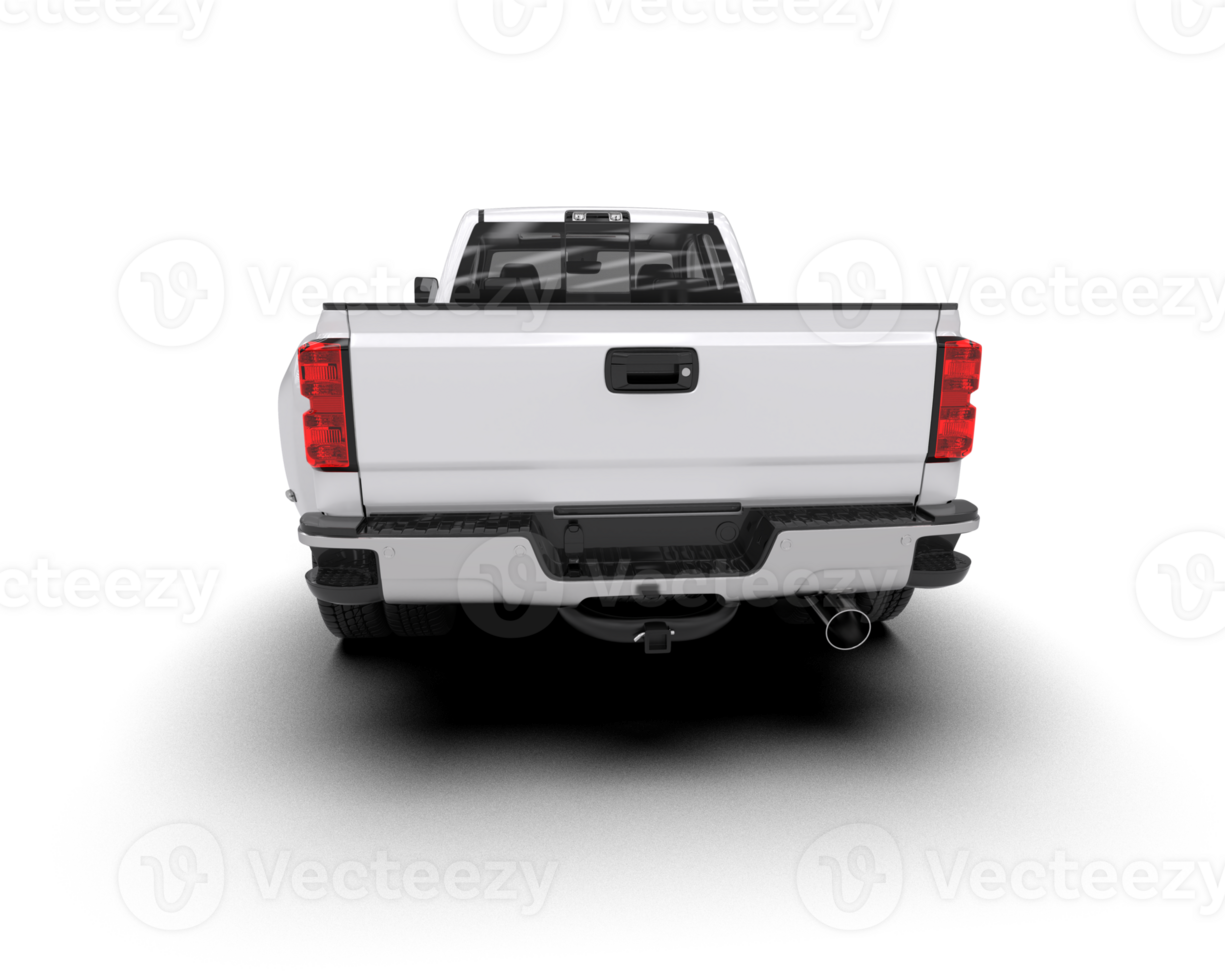 Pickup truck isolated on background. 3d rendering - illustration png