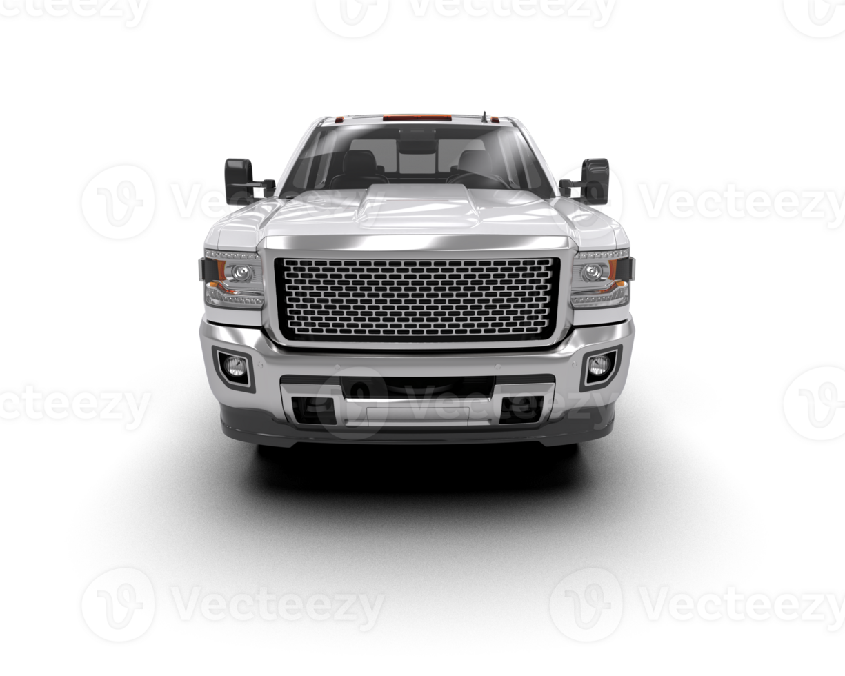 Pickup truck isolated on background. 3d rendering - illustration png