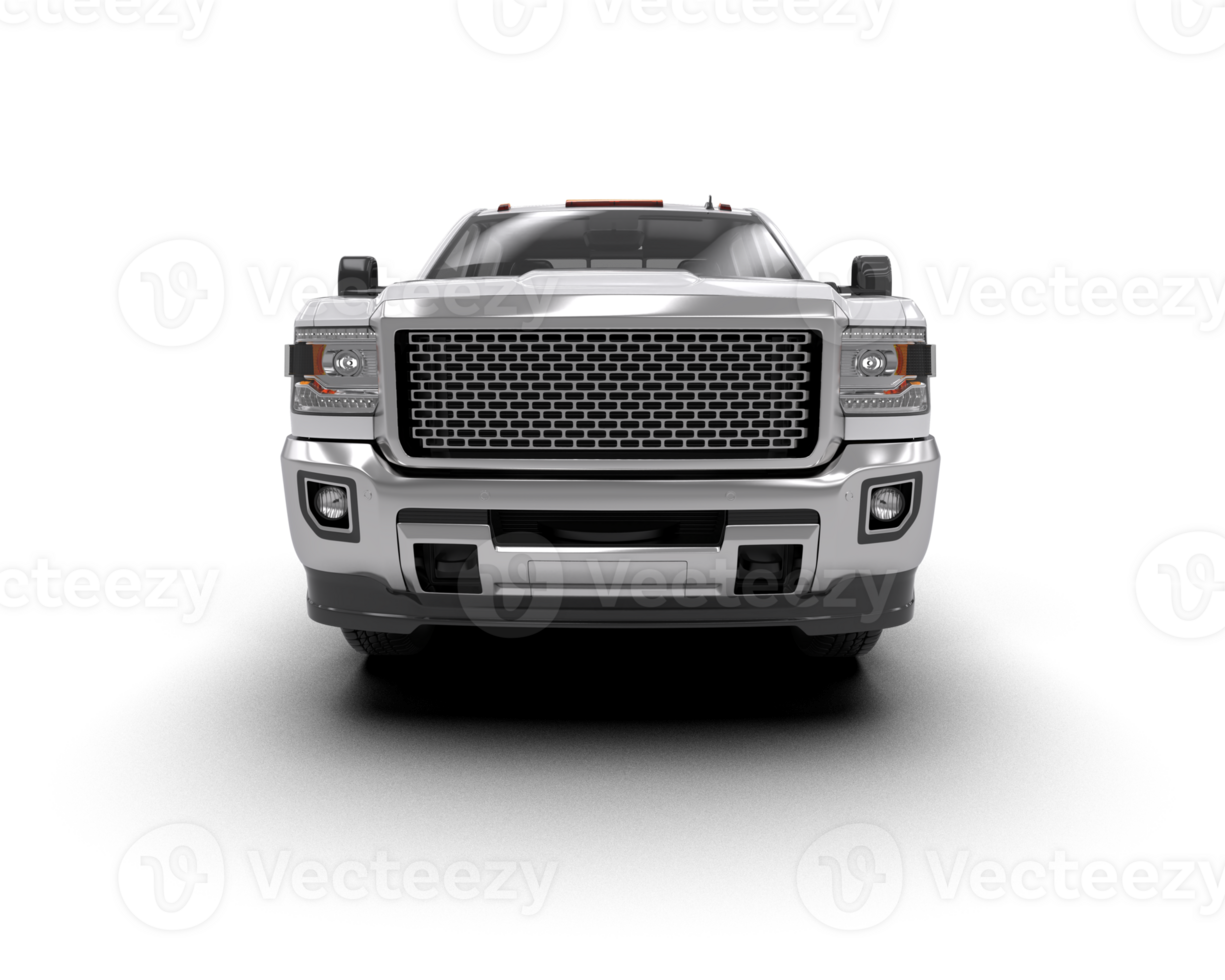 Pickup truck isolated on background. 3d rendering - illustration png