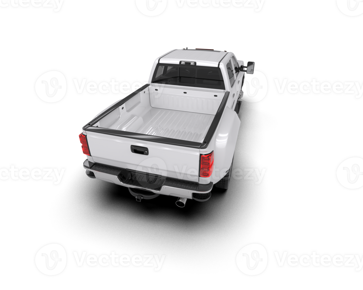 Pickup truck isolated on background. 3d rendering - illustration png
