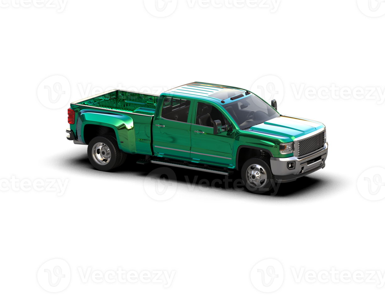 Pickup truck isolated on background. 3d rendering - illustration png