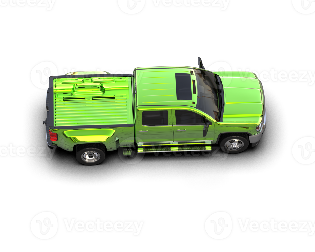 Pickup truck isolated on background. 3d rendering - illustration png