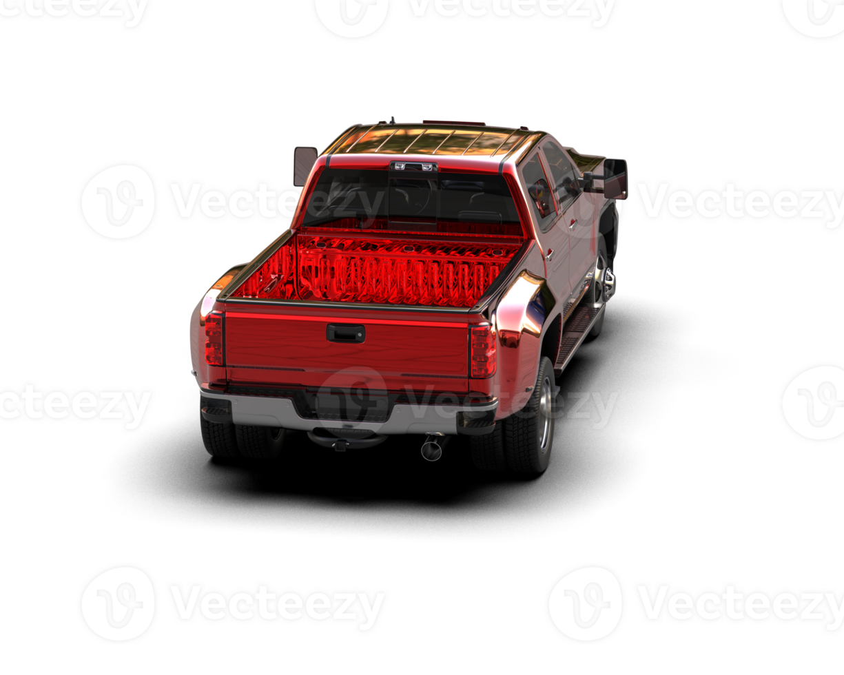 Pickup truck isolated on background. 3d rendering - illustration png
