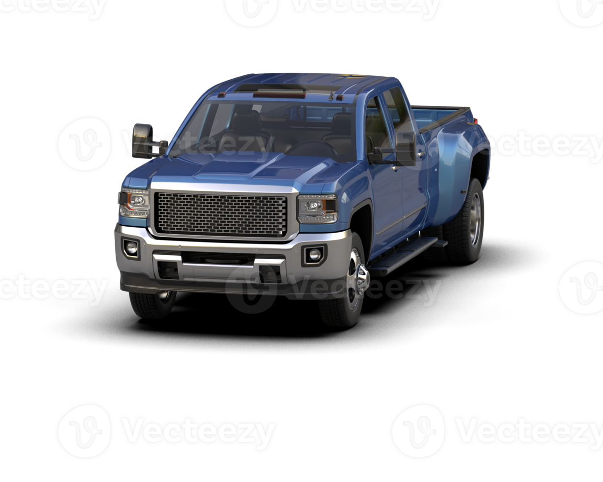 Pickup truck isolated on background. 3d rendering - illustration png