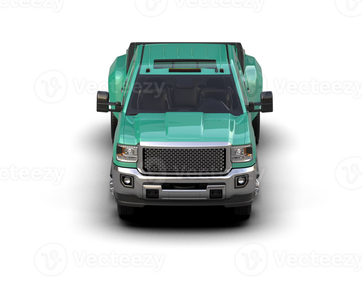 Pickup truck isolated on background. 3d rendering - illustration png