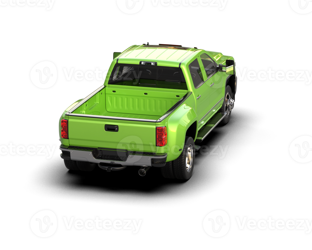 Pickup truck isolated on background. 3d rendering - illustration png