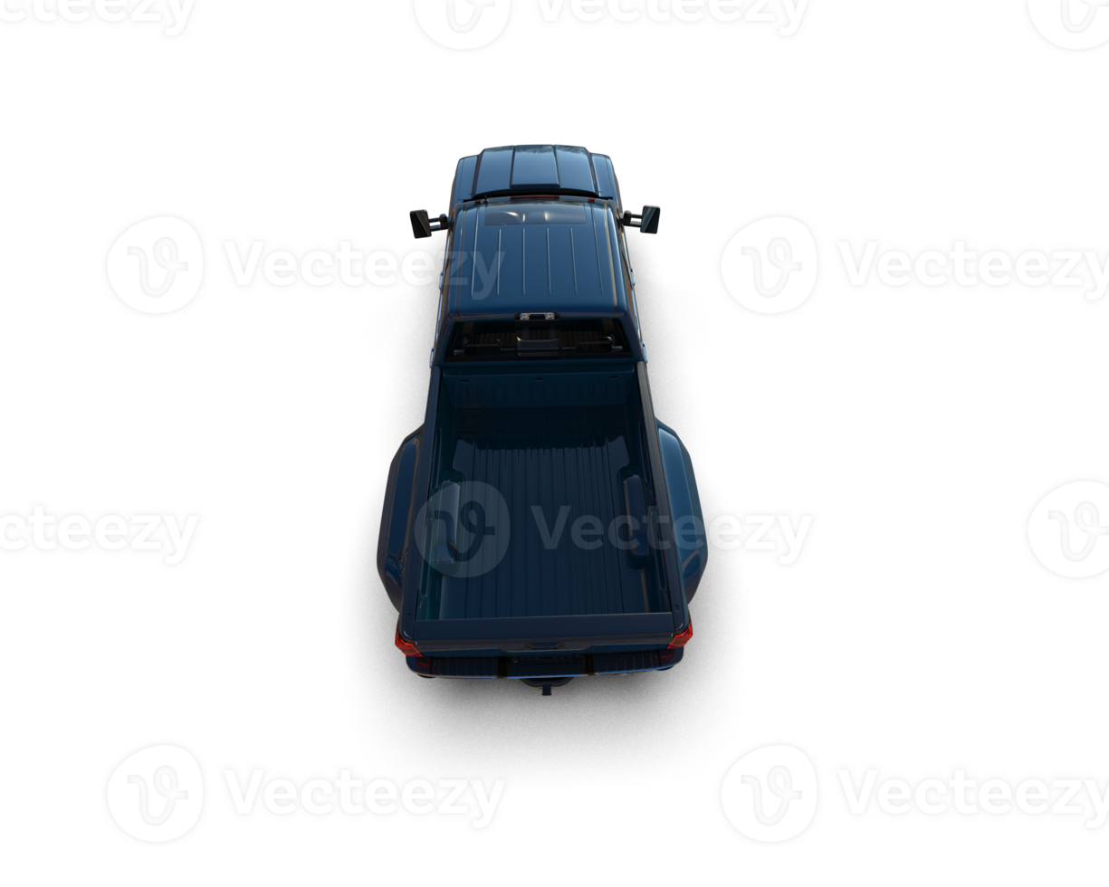 Pickup truck isolated on background. 3d rendering - illustration png