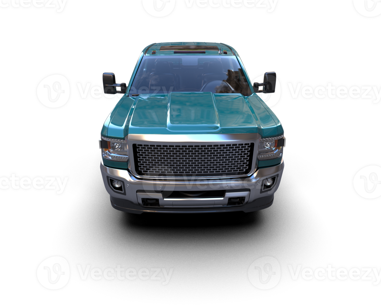 Pickup truck isolated on background. 3d rendering - illustration png