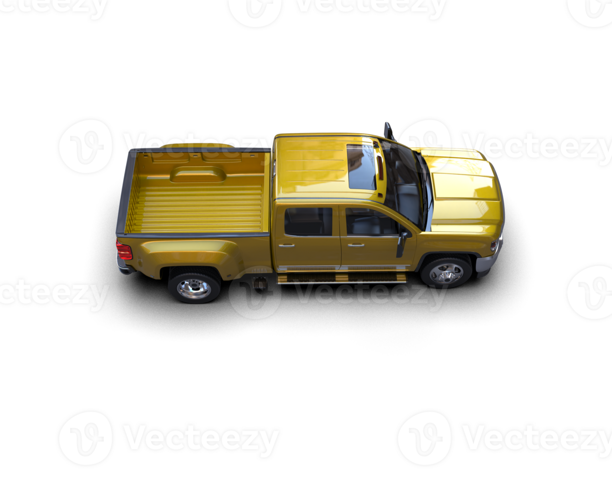 Pickup truck isolated on background. 3d rendering - illustration png