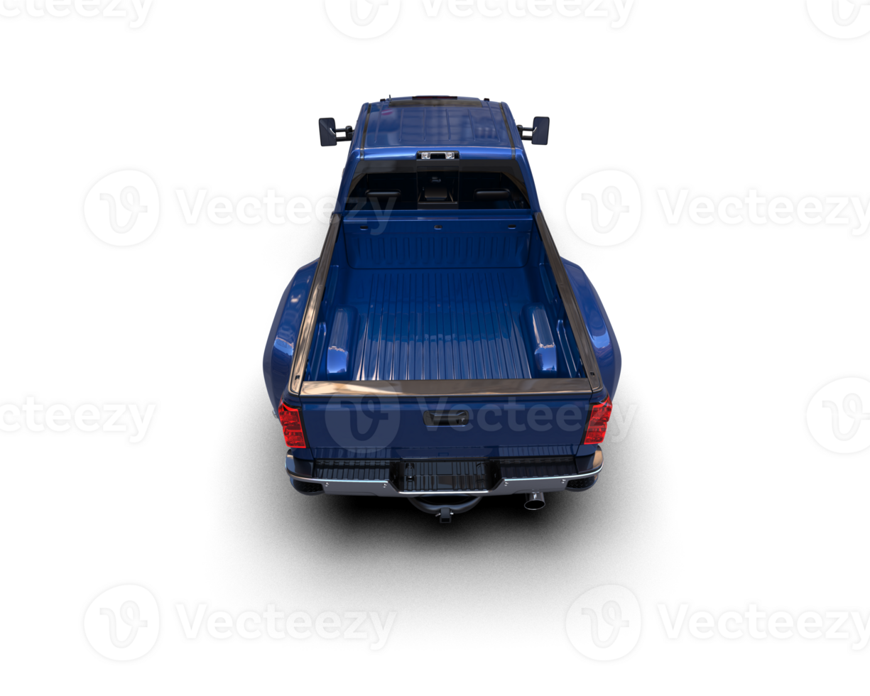 Pickup truck isolated on background. 3d rendering - illustration png