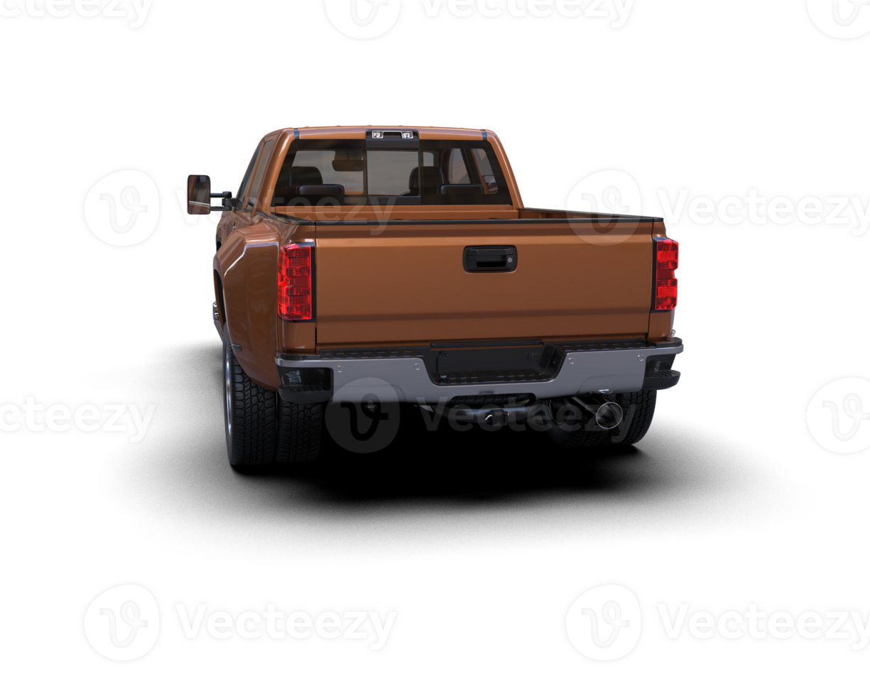 Pickup truck isolated on background. 3d rendering - illustration png