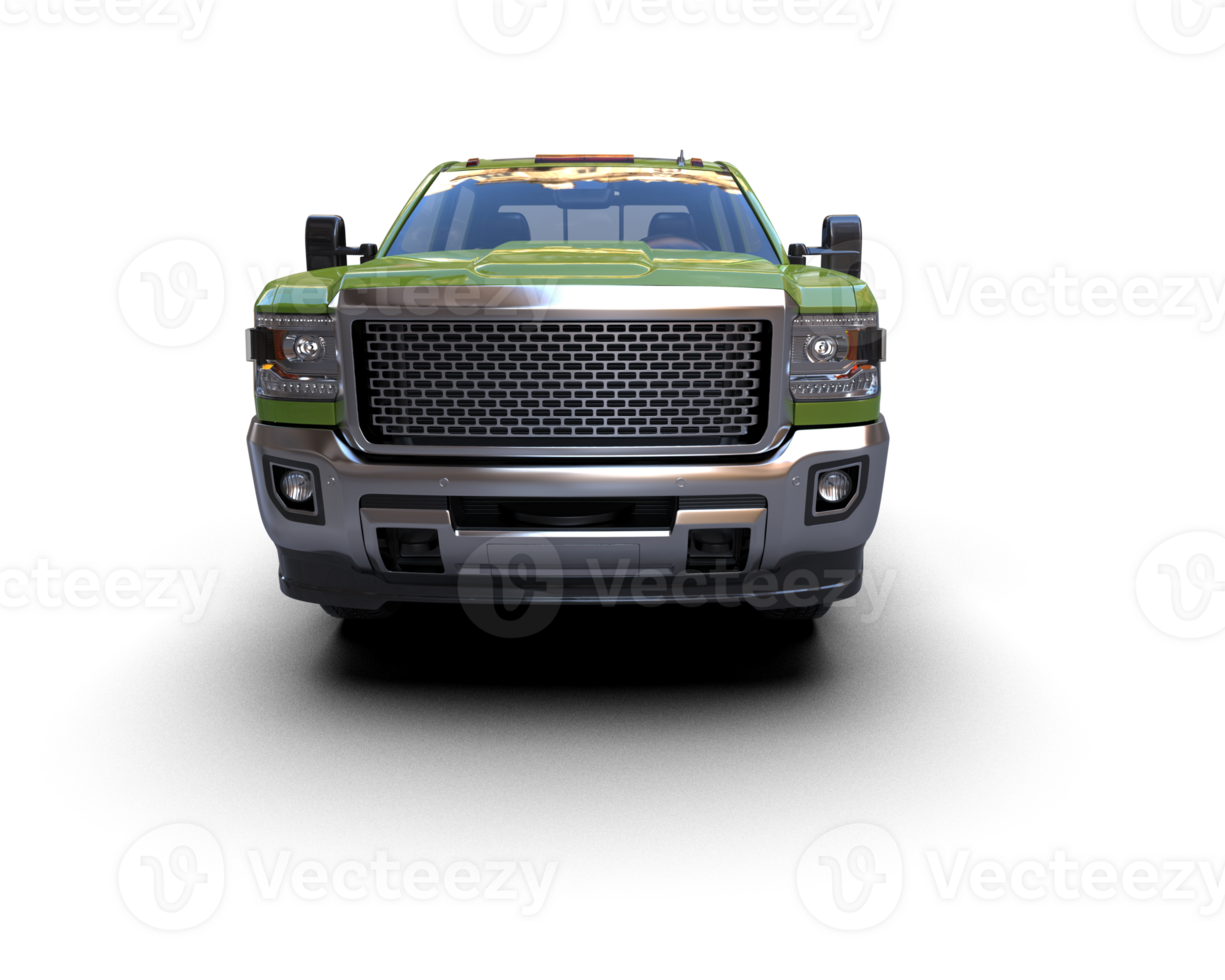 Pickup truck isolated on background. 3d rendering - illustration png