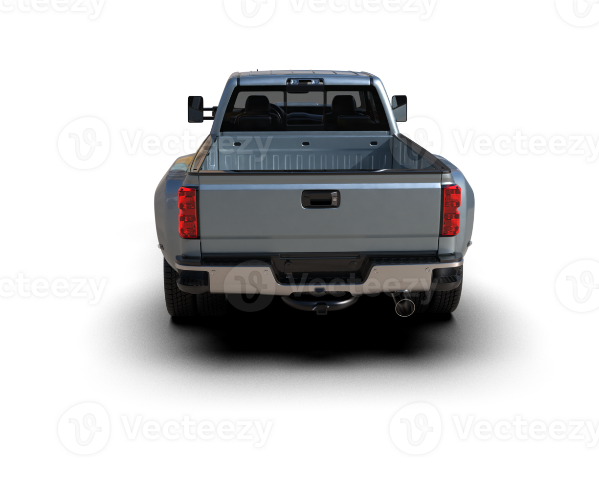 Pickup truck isolated on background. 3d rendering - illustration png