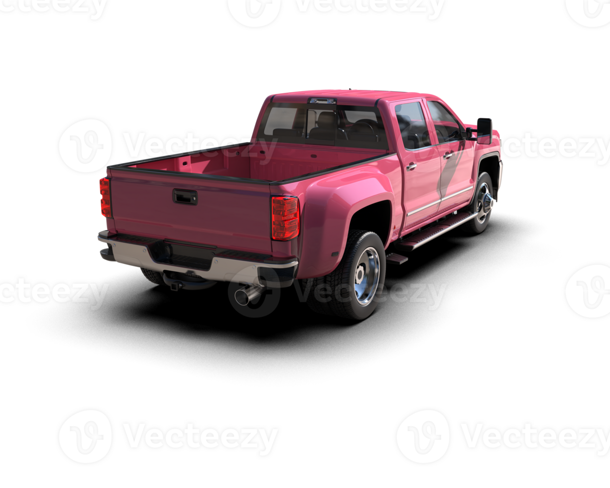 Pickup truck isolated on background. 3d rendering - illustration png