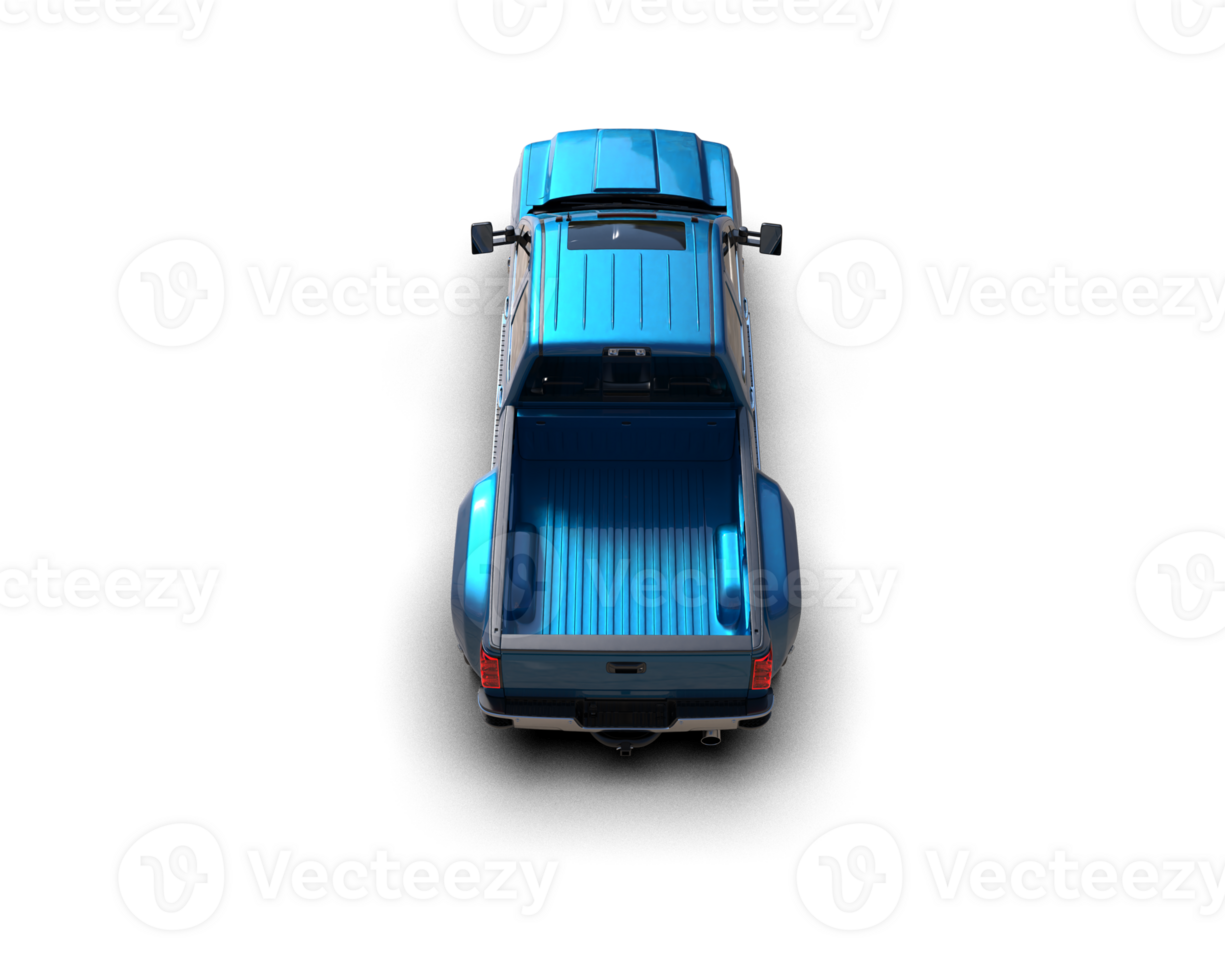 Pickup truck isolated on background. 3d rendering - illustration png