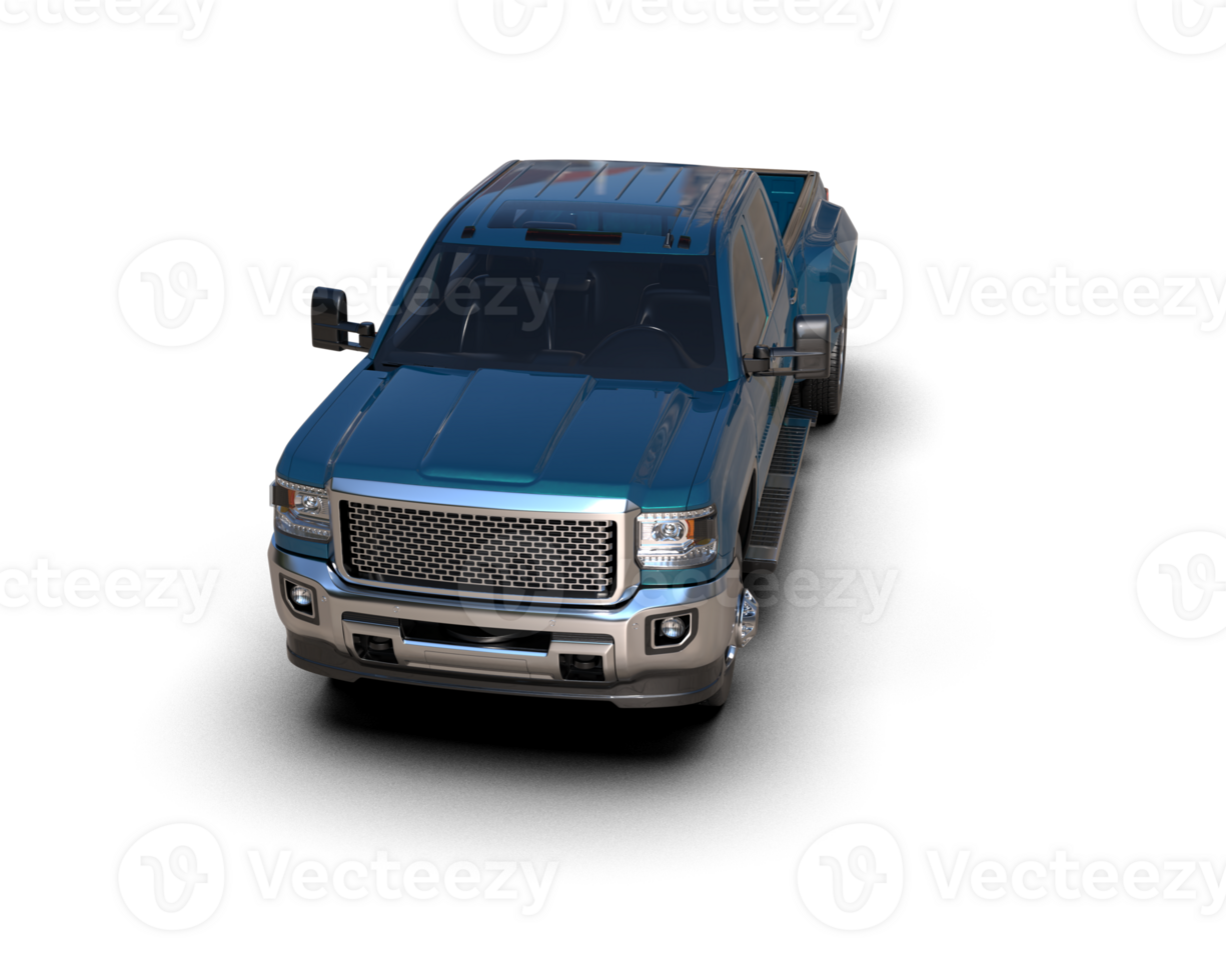 Pickup truck isolated on background. 3d rendering - illustration png