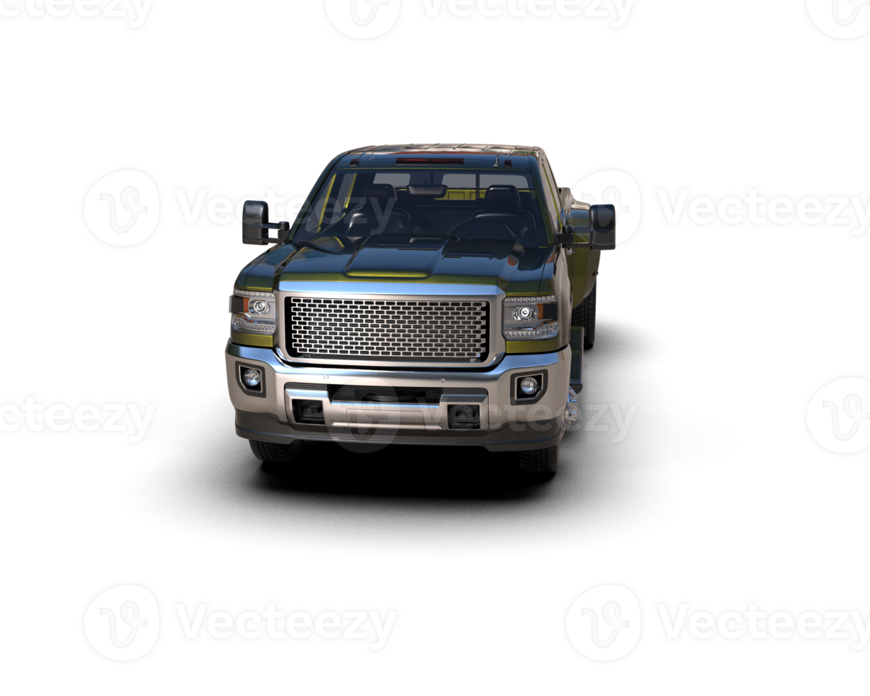 Pickup truck isolated on background. 3d rendering - illustration png