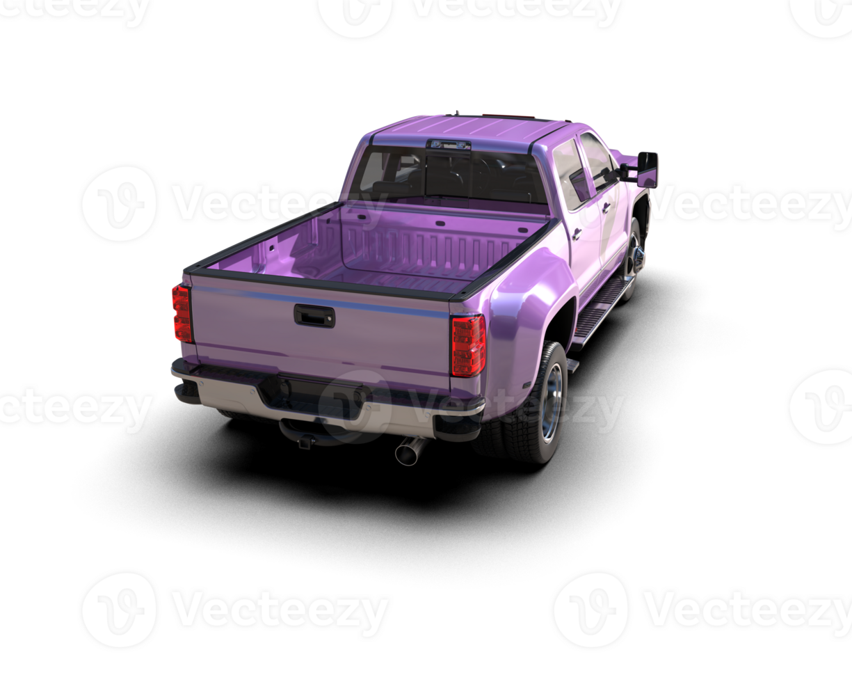 Pickup truck isolated on background. 3d rendering - illustration png