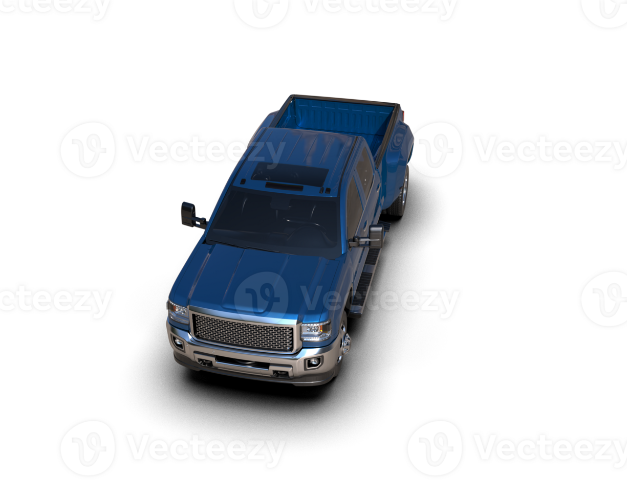 Pickup truck isolated on background. 3d rendering - illustration png