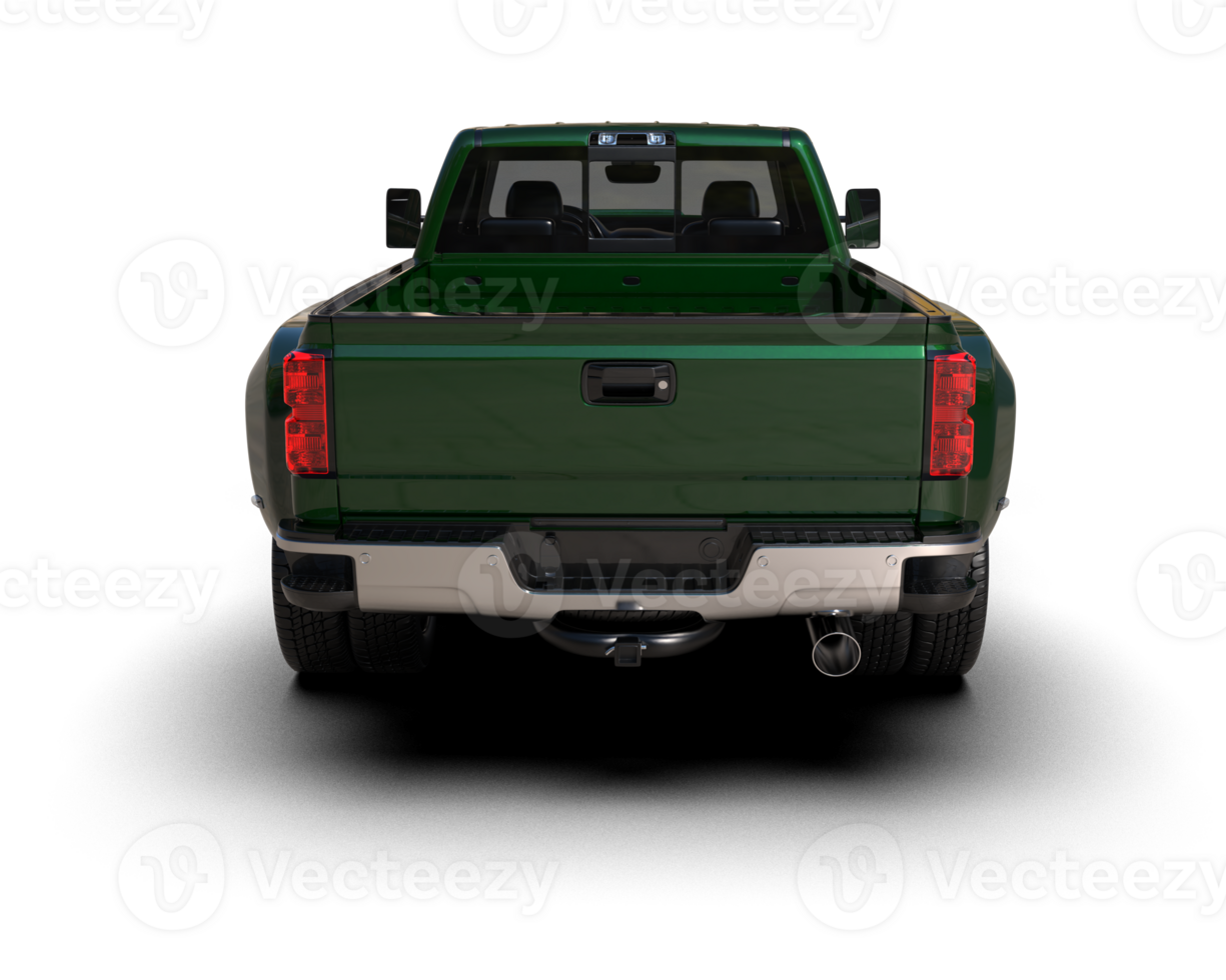 Pickup truck isolated on background. 3d rendering - illustration png