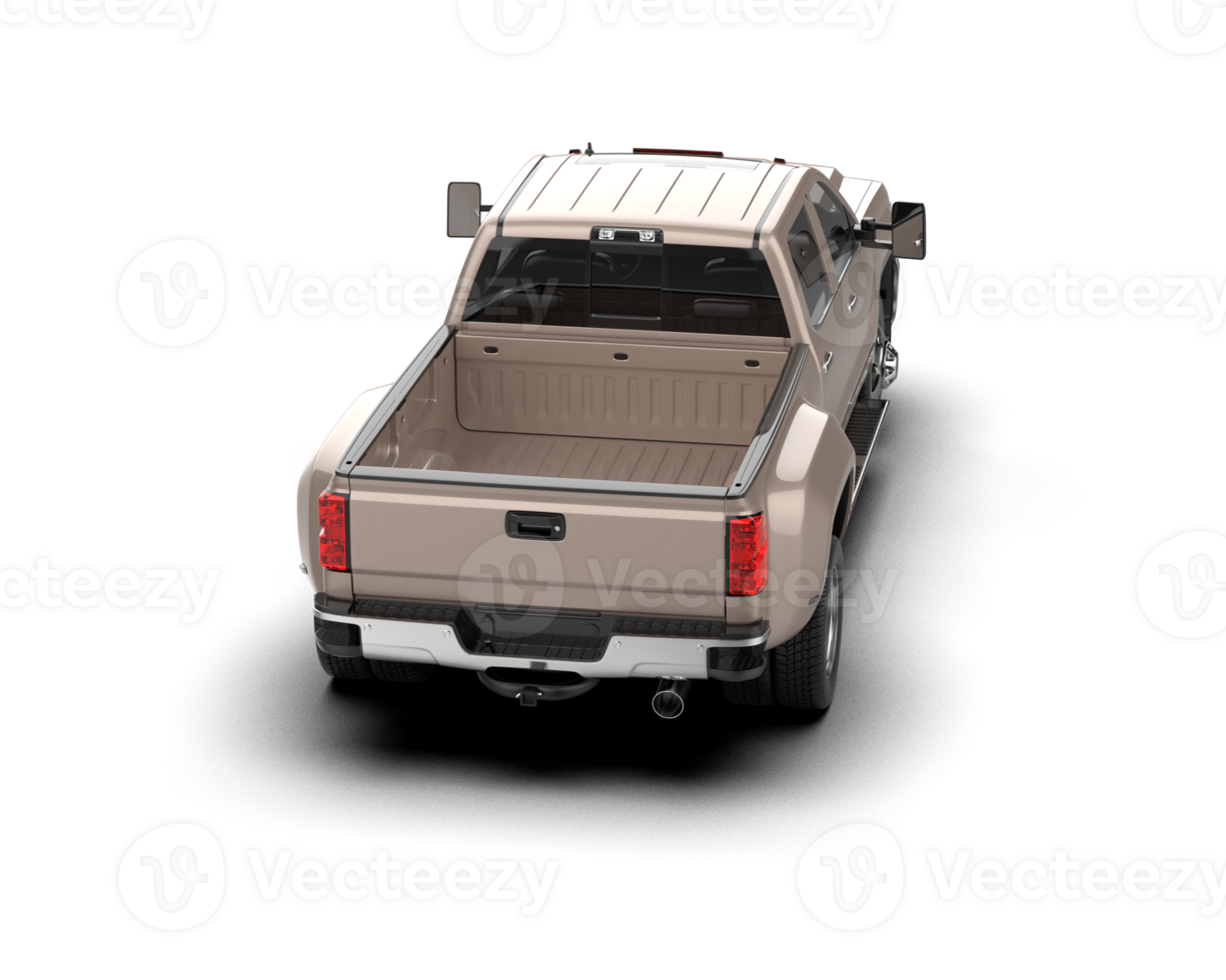 Pickup truck isolated on background. 3d rendering - illustration png