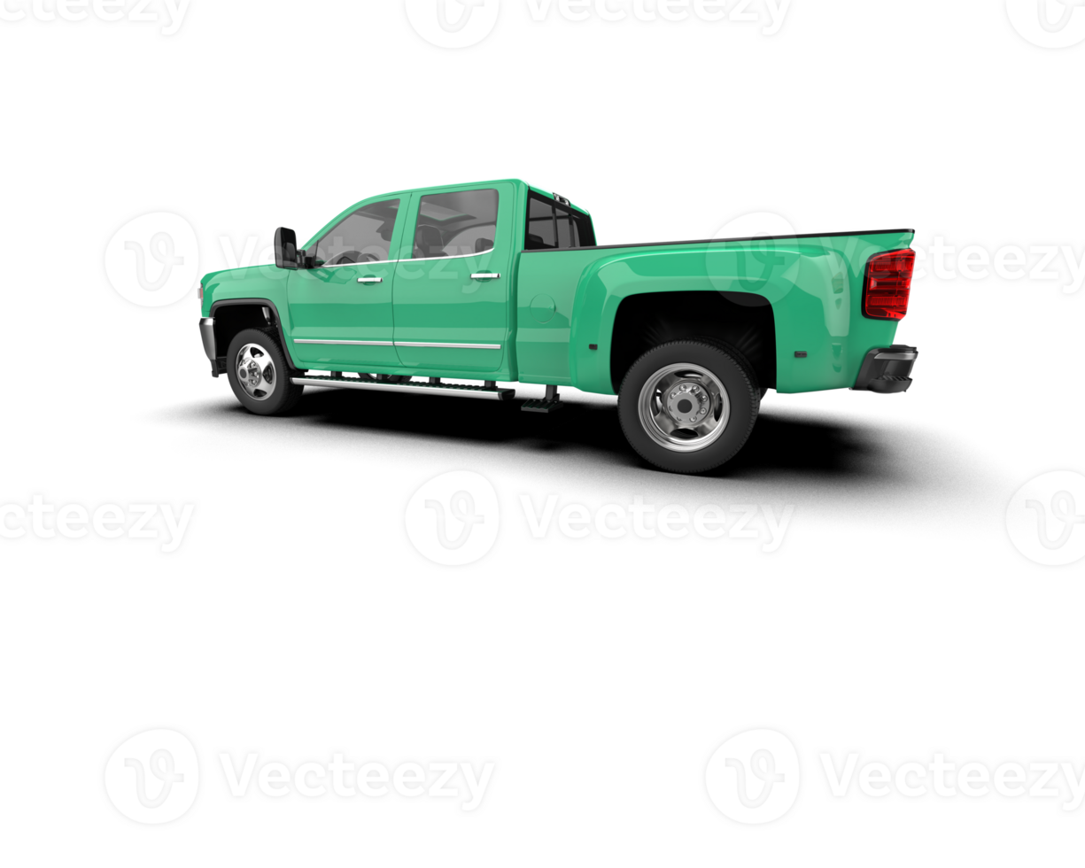 Pickup truck isolated on background. 3d rendering - illustration png