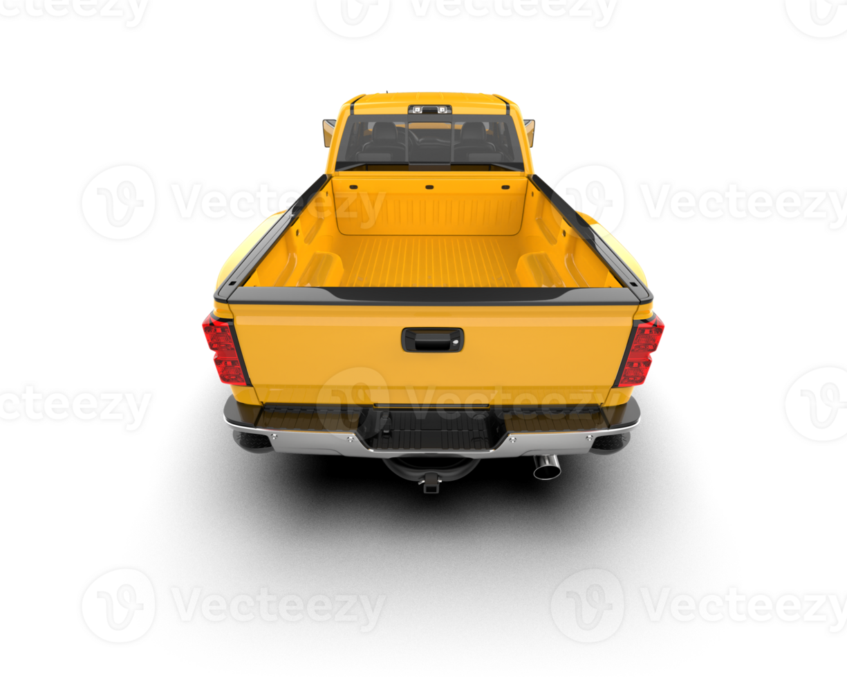 Pickup truck isolated on background. 3d rendering - illustration png