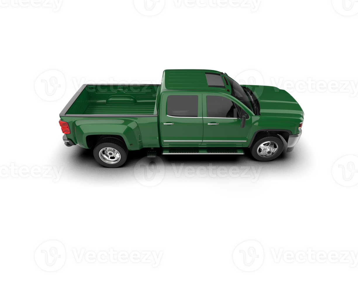 Pickup truck isolated on background. 3d rendering - illustration png
