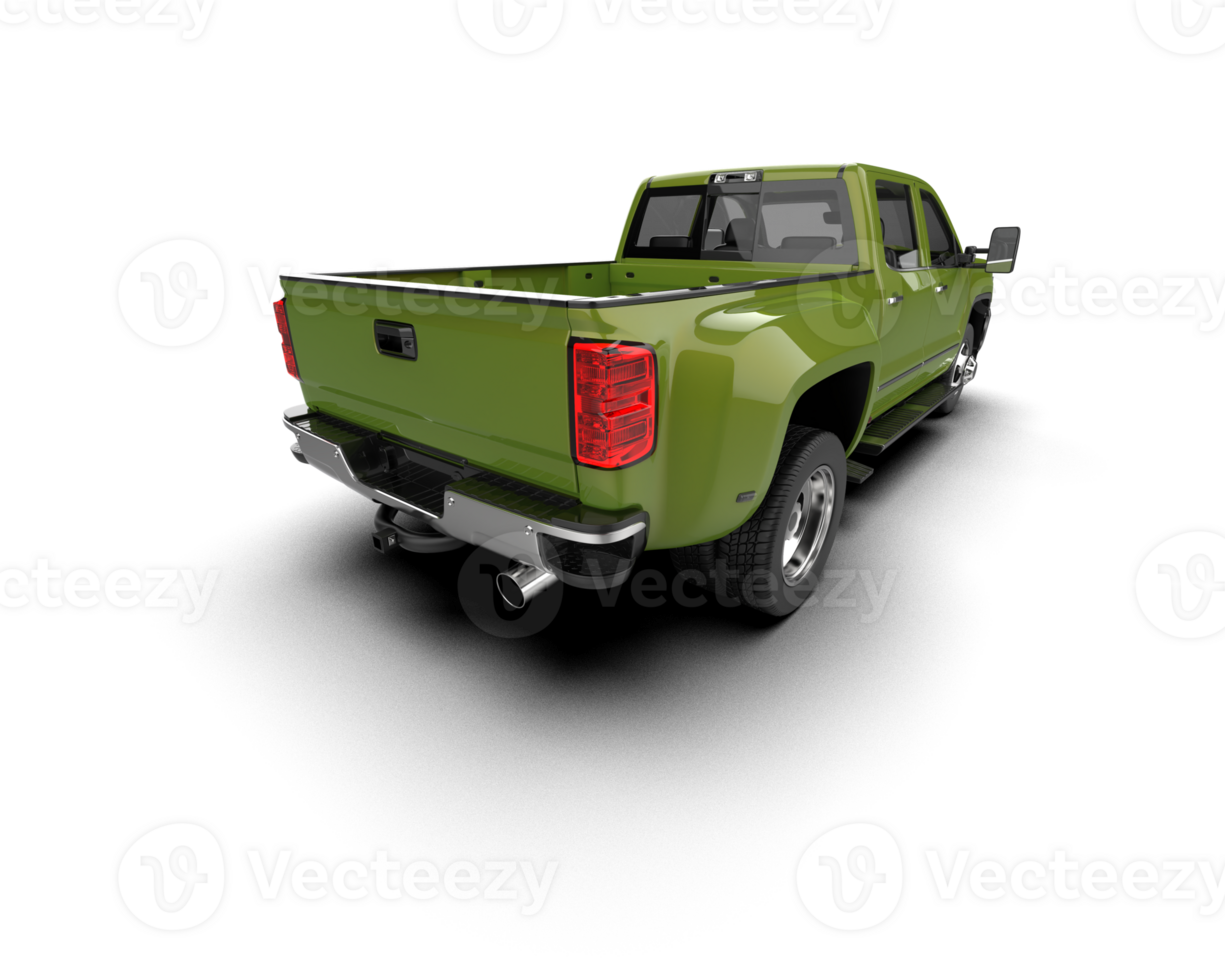 Pickup truck isolated on background. 3d rendering - illustration png