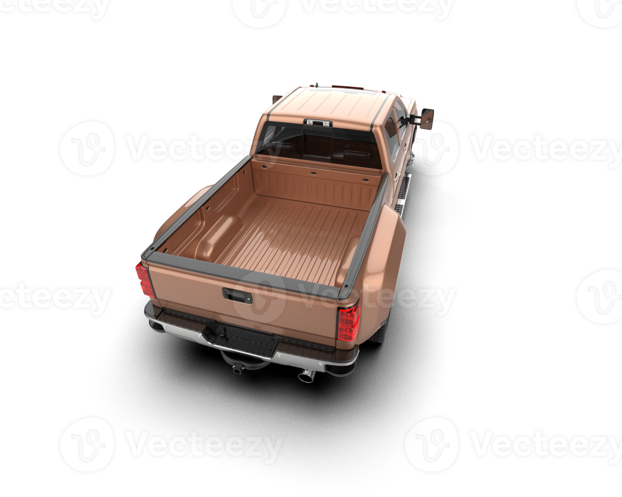 Pickup truck isolated on background. 3d rendering - illustration png