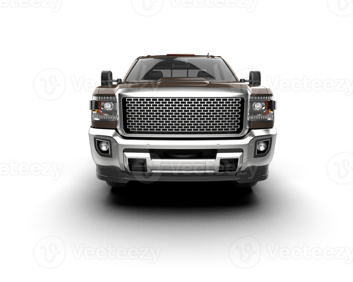 Pickup truck isolated on background. 3d rendering - illustration png