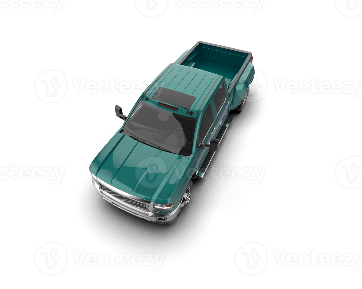 Pickup truck isolated on background. 3d rendering - illustration png