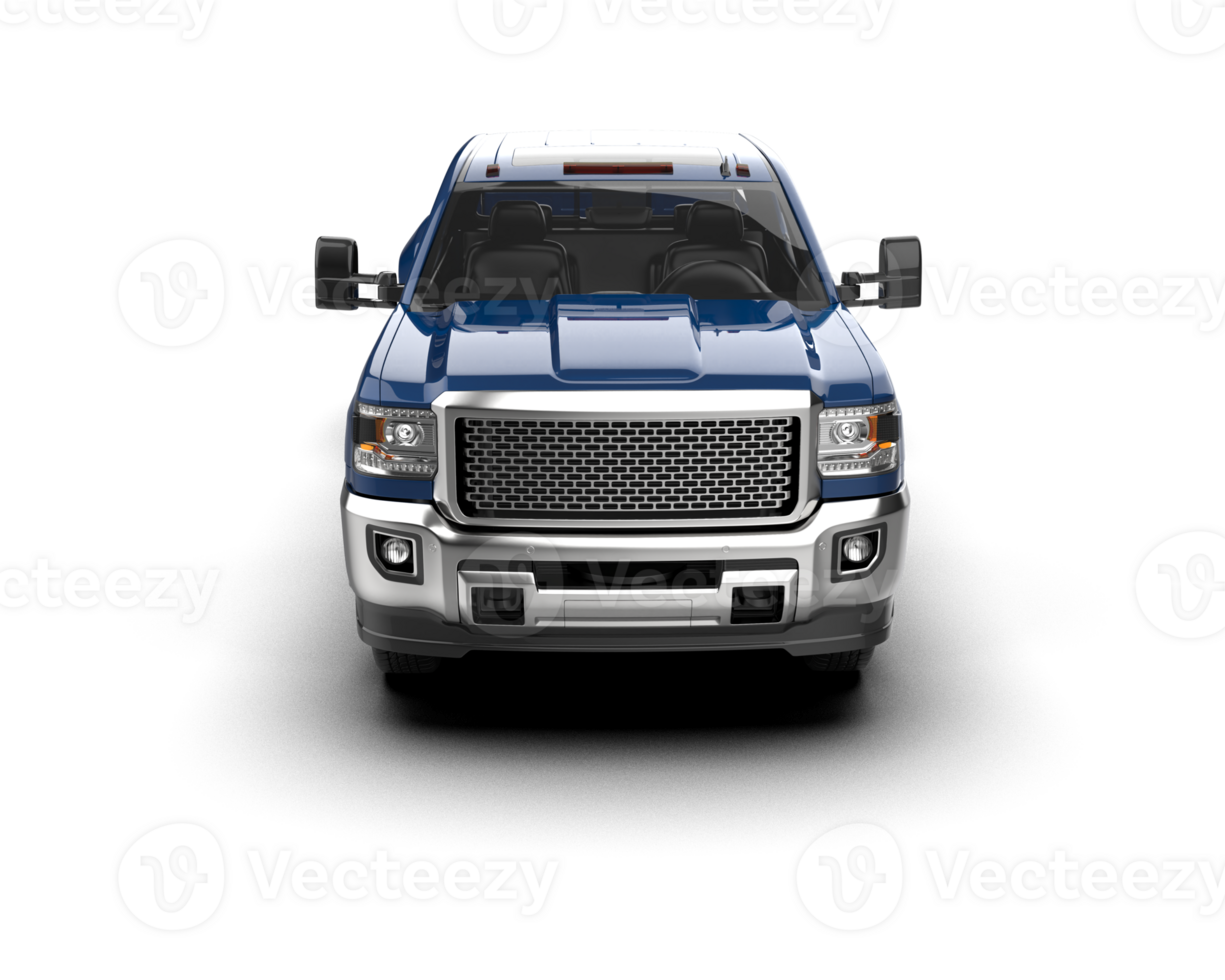 Pickup truck isolated on background. 3d rendering - illustration png